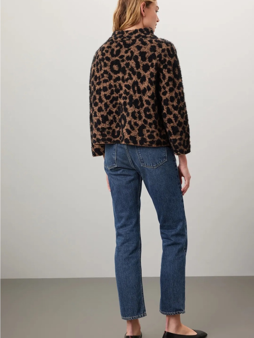 Kate Spade Leopard Mock Neck Sweater - Picture 4 of 11